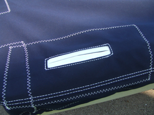 Cleat Hole in cover example