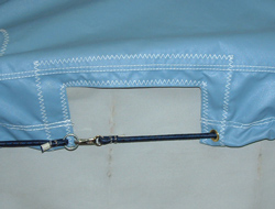 Sailboat cover Hook and ring attachement