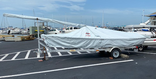 Hampton One Design Skirted Mooring/Trailing-Mooring Cover