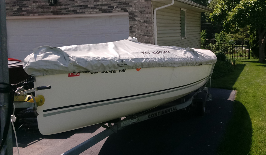 Hunter 15 Trailing/Mooring Cover