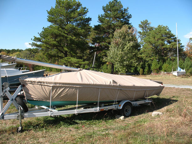 Flying Scot Skirted Trailing/Mooring Cover