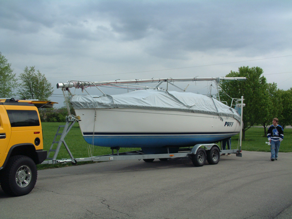 Hunter 260 Trailing Mooring Cover
