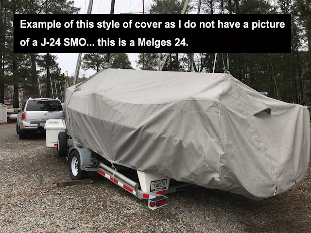 J-24 Skirted Mooring Cover