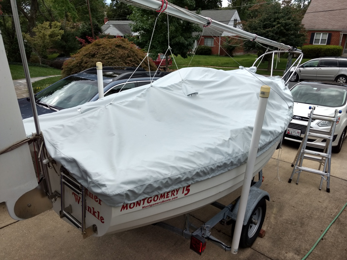 Montgomery 15 Trailing Mooring Cover