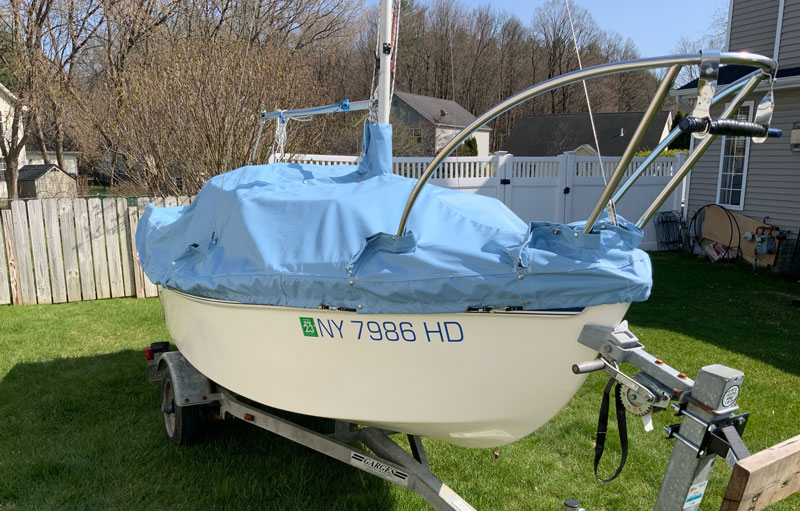 West Wight Potter 15 Trailing Mooring Cover